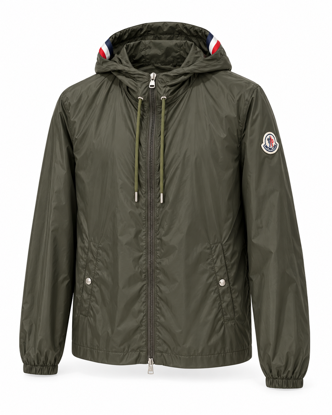 Moncler Grimpeurs Windbreaker Jassen - Groen — witte productfoto — ROVARO foto 1 df935fce0c4c6bf5