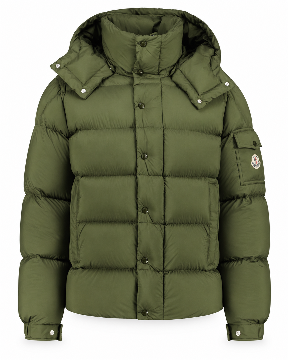 MONCLER VEZER JAS - Groen — witte productfoto — ROVARO foto 1 d2b475d2527885e1