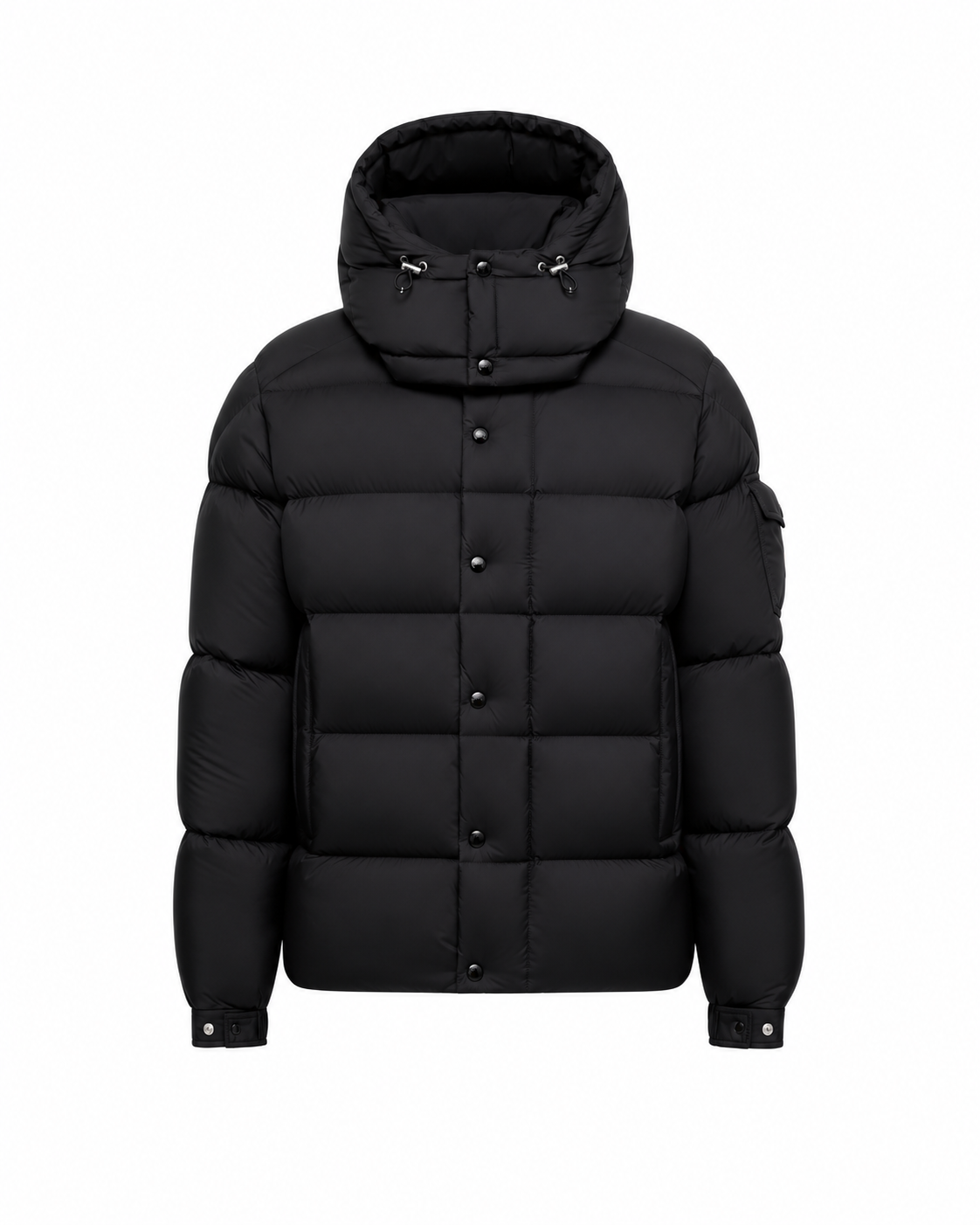 Moncler Verzere Jas - Zwart — witte productfoto — ROVARO foto 1 042b6be565637dfa