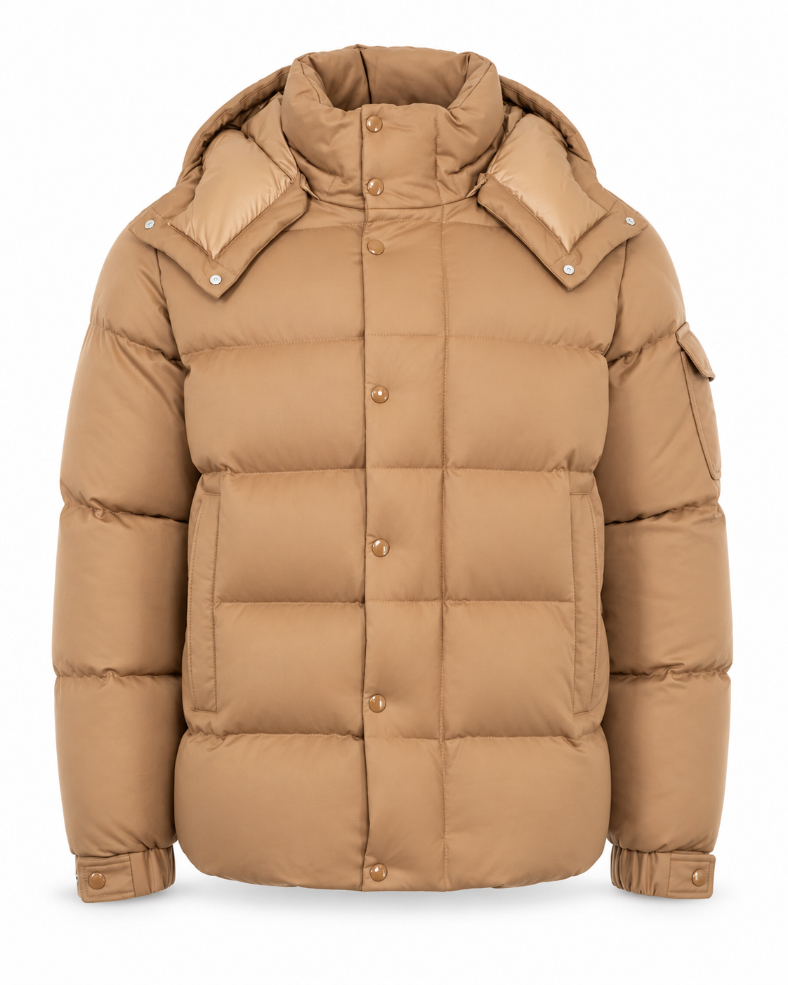 MONCLER VEZER JAS - Beige — witte productfoto — ROVARO foto 1 18263834be8d7a64