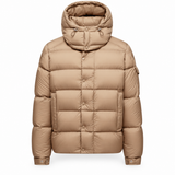 Moncler Verzere Jas - Licht Bruin — witte productfoto — ROVARO foto 1 d083034564f4b3fe