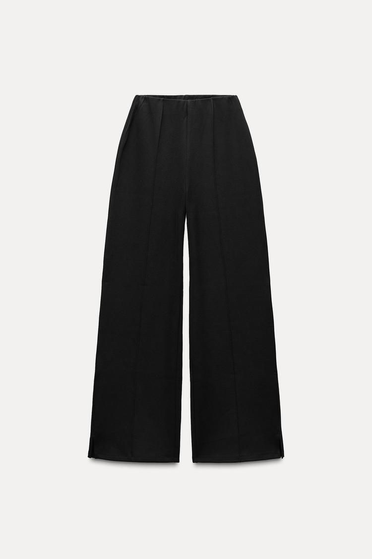 Tailored Interlock Pant Zwart