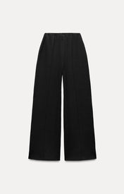 Tailored Interlock Pant Zwart