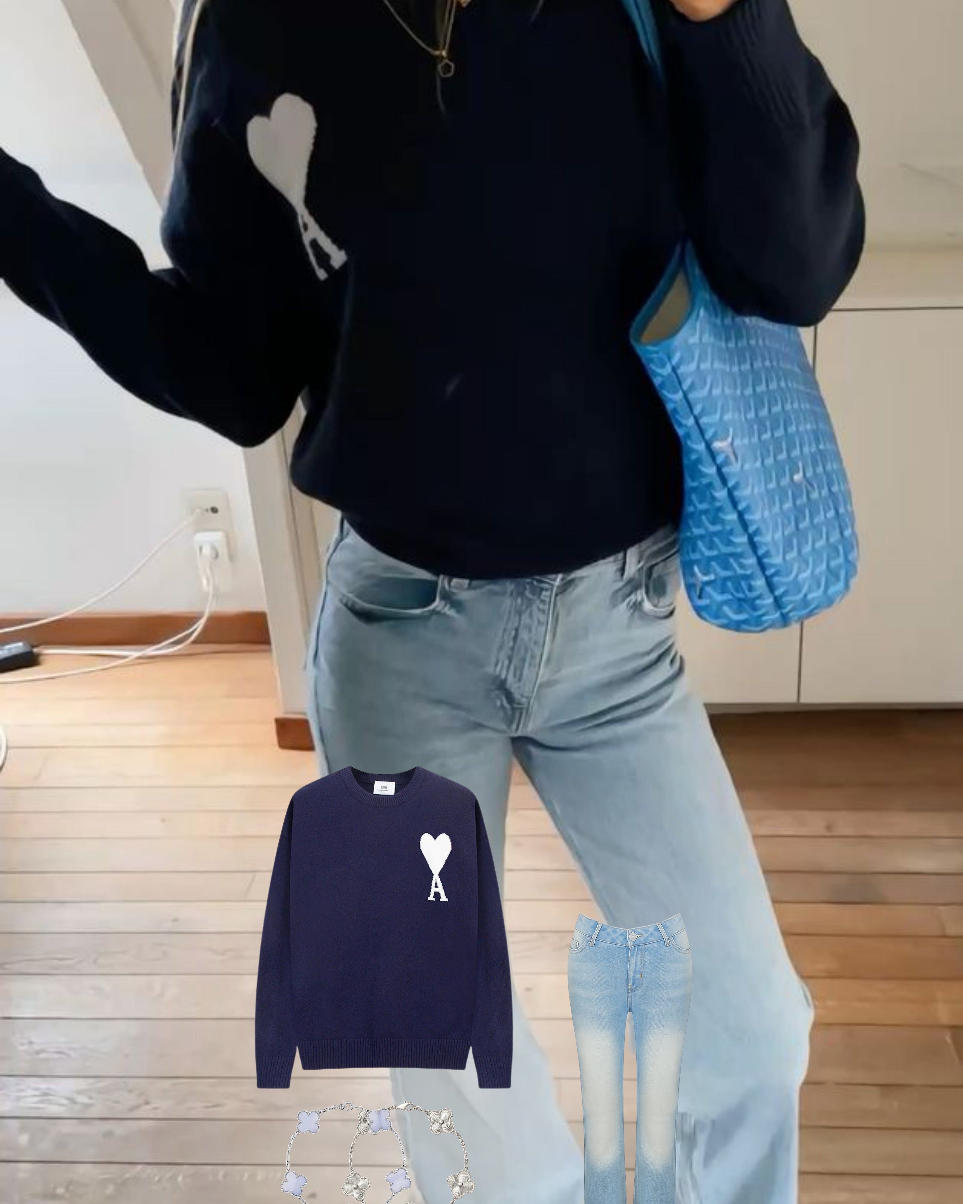 Blue Whisper – ROVARO Outfit