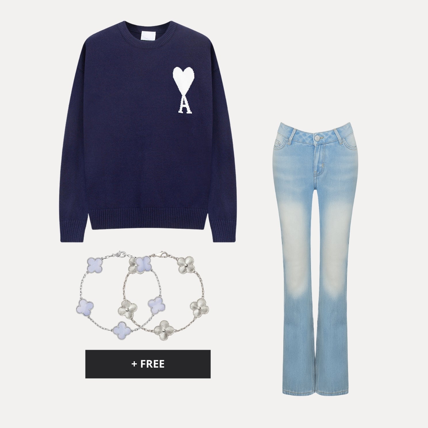 Blue Whisper – ROVARO Outfit