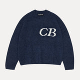 CB Knit Sweater Marineblauw