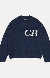 CB Knit Sweater Marineblauw