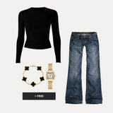 Noir Allure – ROVARO Outfit