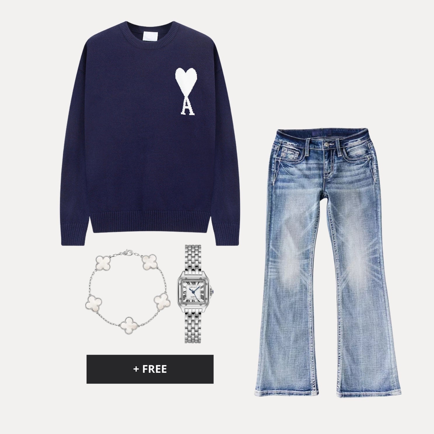 Ocean Heart – ROVARO Outfit