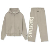 Fear of god essentials zip up tracks suit