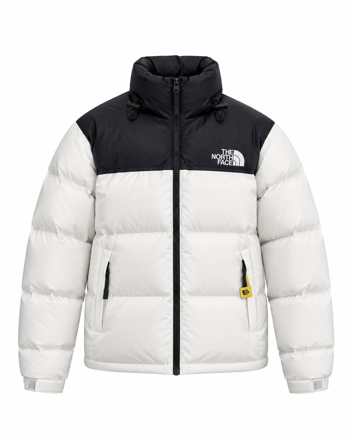 NORTH FACE PUFFER - Wit - Zwart
