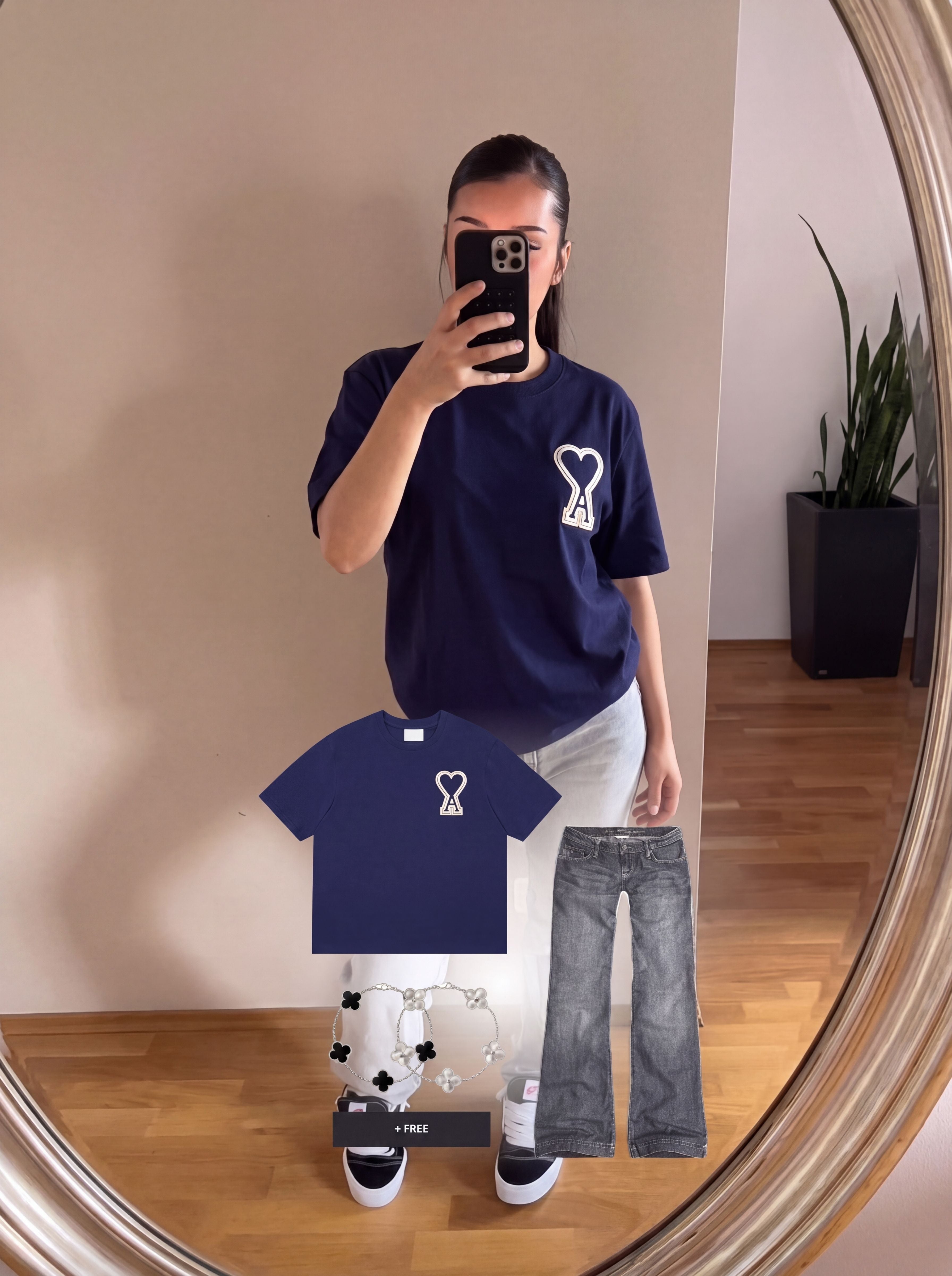Clean Navy – ROVARO Outfit