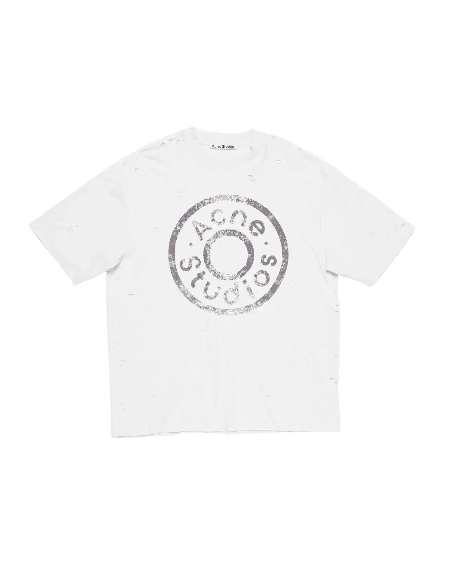 Acne Studios Distressed Logo T-Shirt