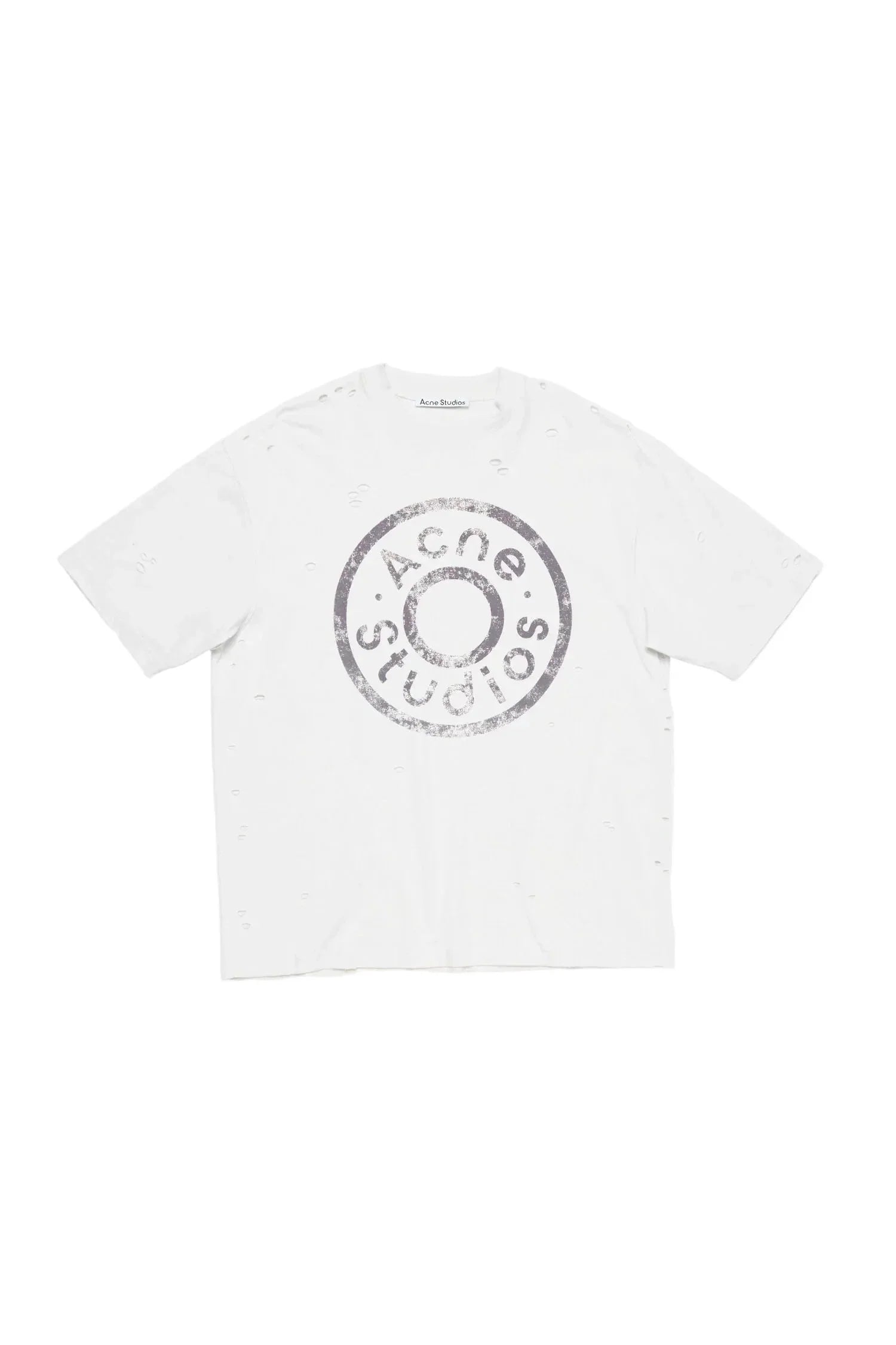 Acne Studios Distressed Logo T-Shirt