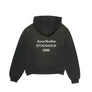 Acne Studios Fleece Logo Hoodie - Zwart
