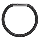 Blaze - Bracelet Leather Black/Silver