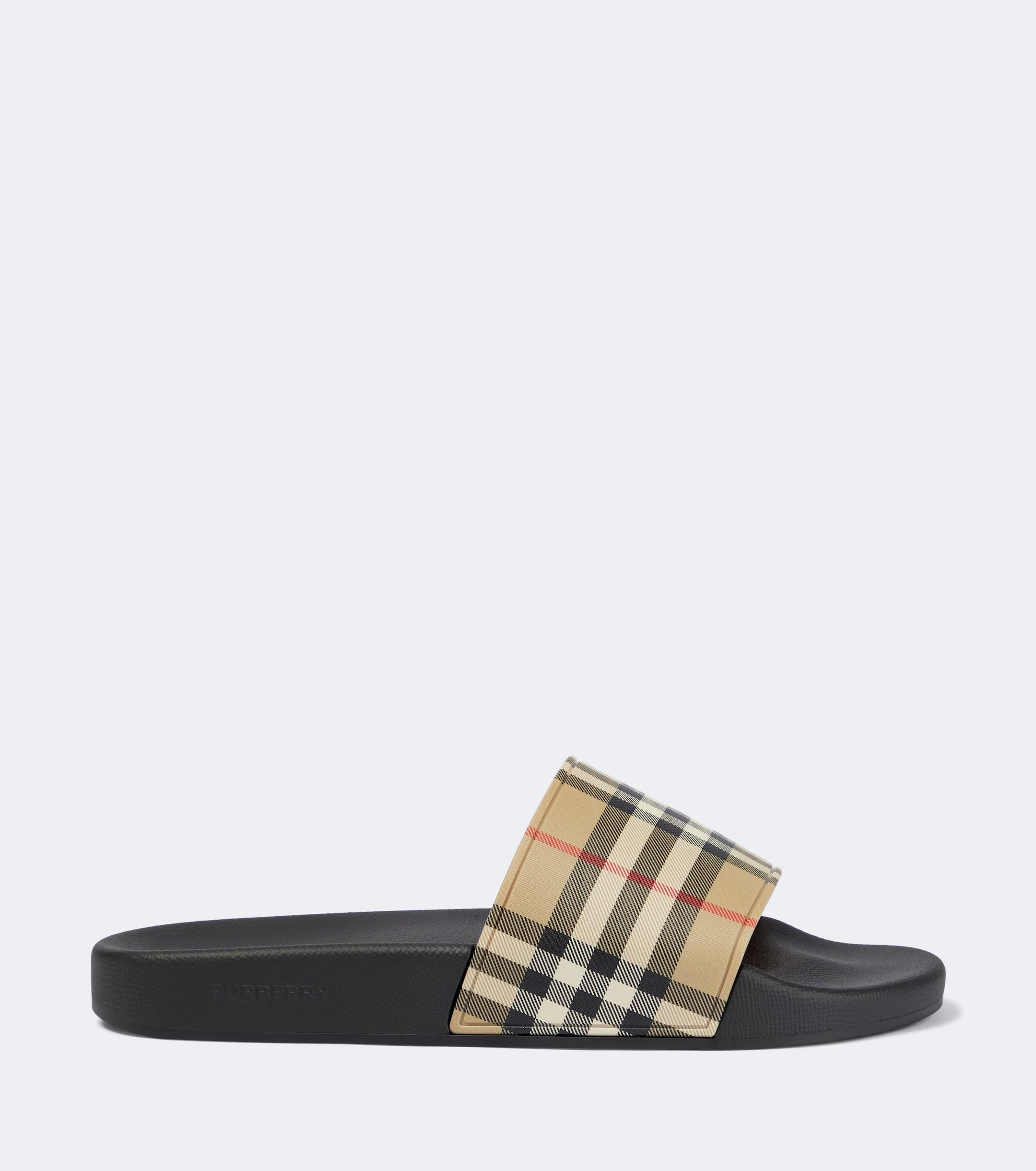 Burberry Slippers - Zwart/Beige