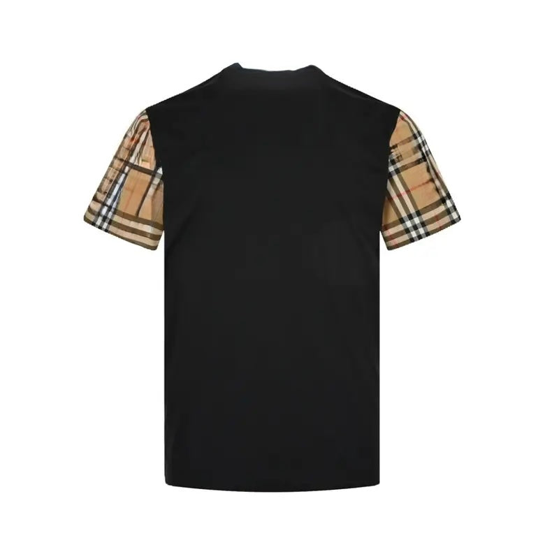 Burberry Check Sleeve T-Shirt - Zwart/Wit