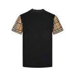 Burberry Check Sleeve T-Shirt - Zwart/Wit