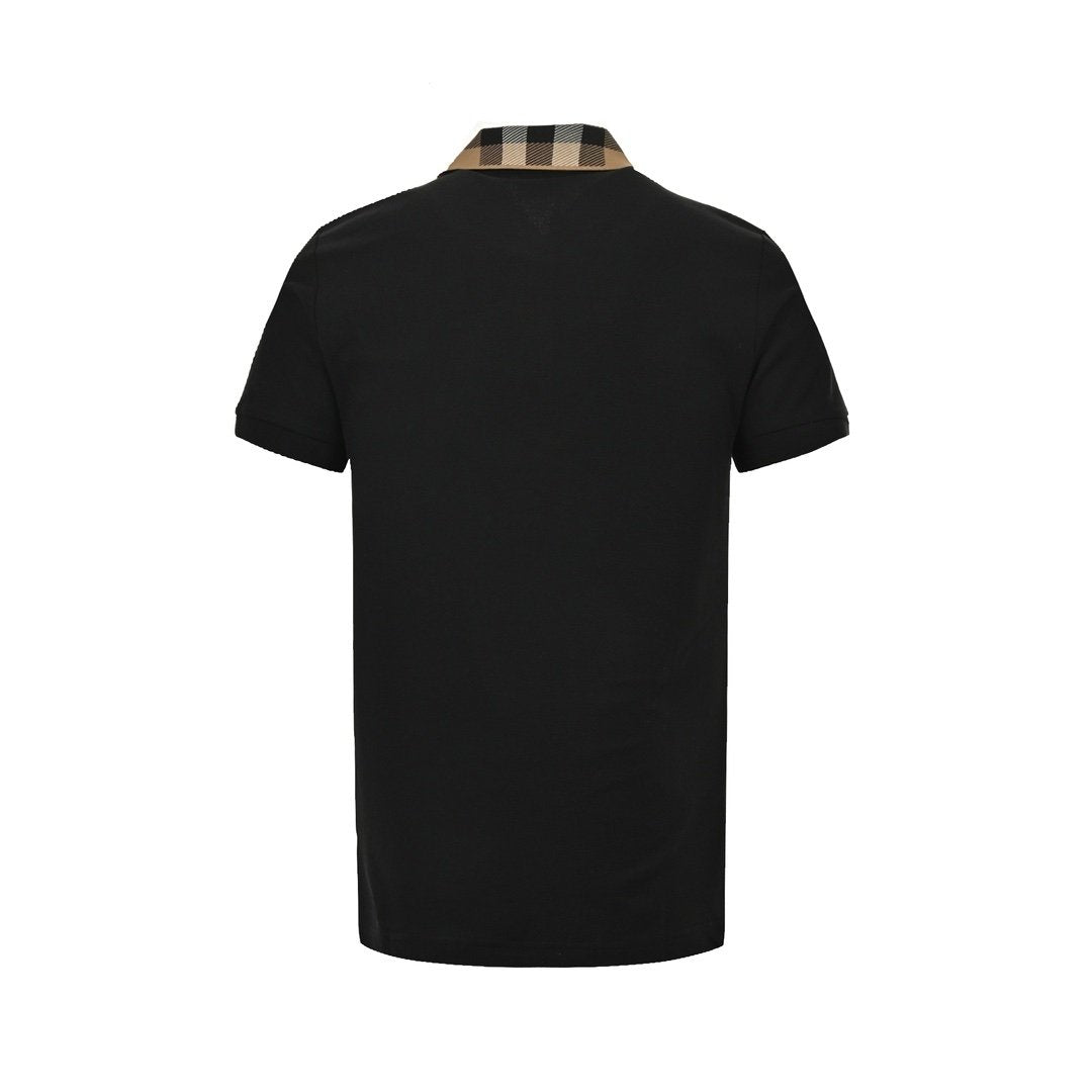 Burberry Cody Check Polo Shirt Black