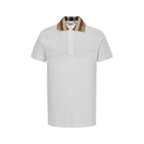 Burberry Cody Check Polo Shirt White