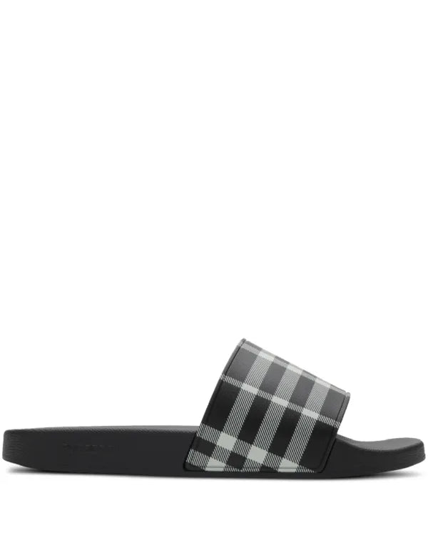 Burberry Slippers - Zwart/Grijs