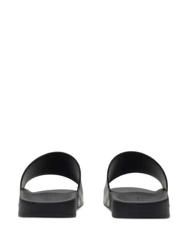 Burberry Slippers - Zwart/Grijs