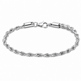Cael - Stainless steel armband koord 3mm