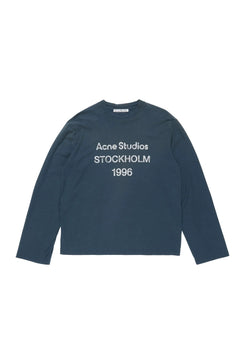 Acne Studios Edden U 1996 Long Sleeve T-Shirt - Donkerblauw - Donkerblauw