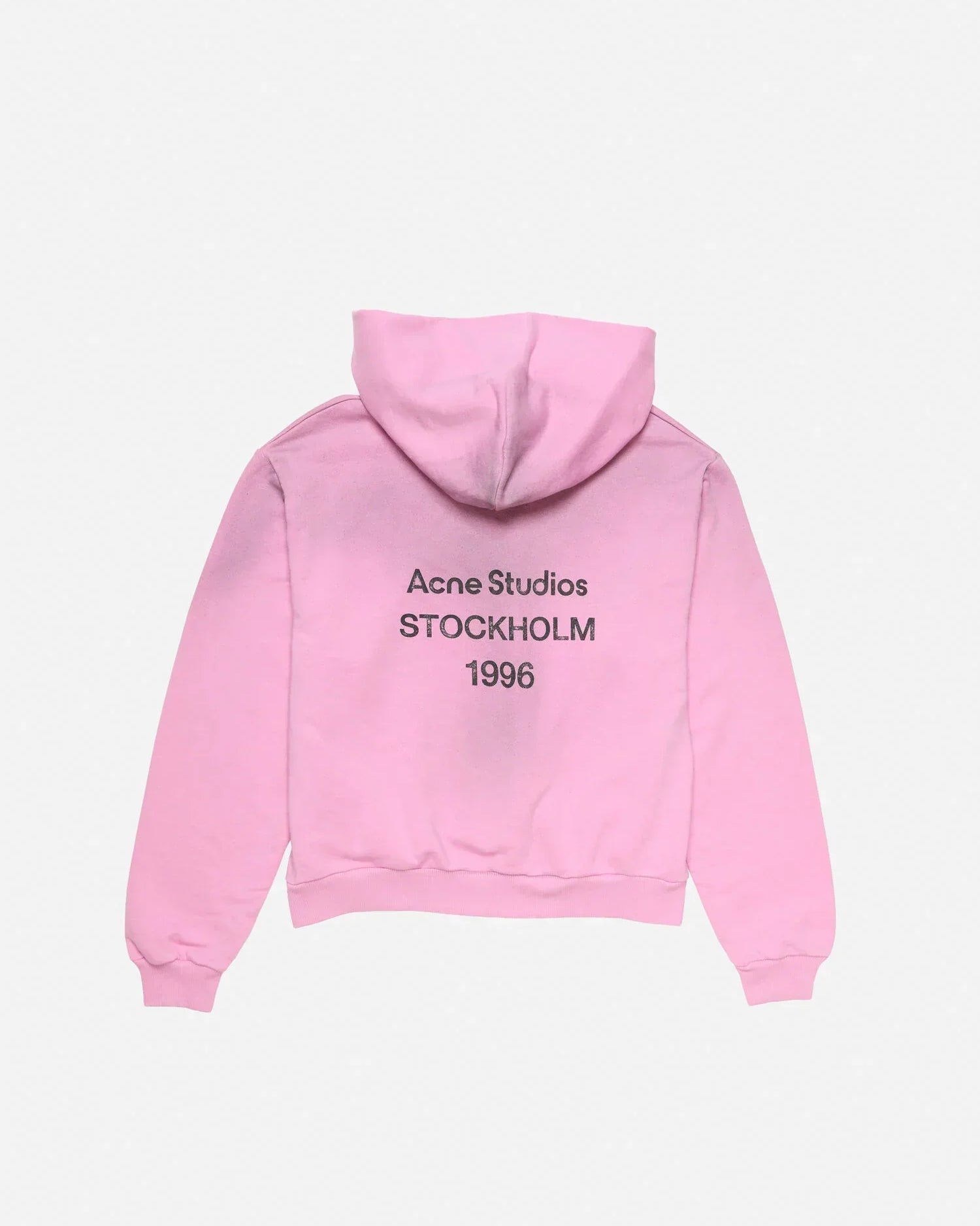 Acne Studios Fleece Logo Hoodie - Roze - Roze