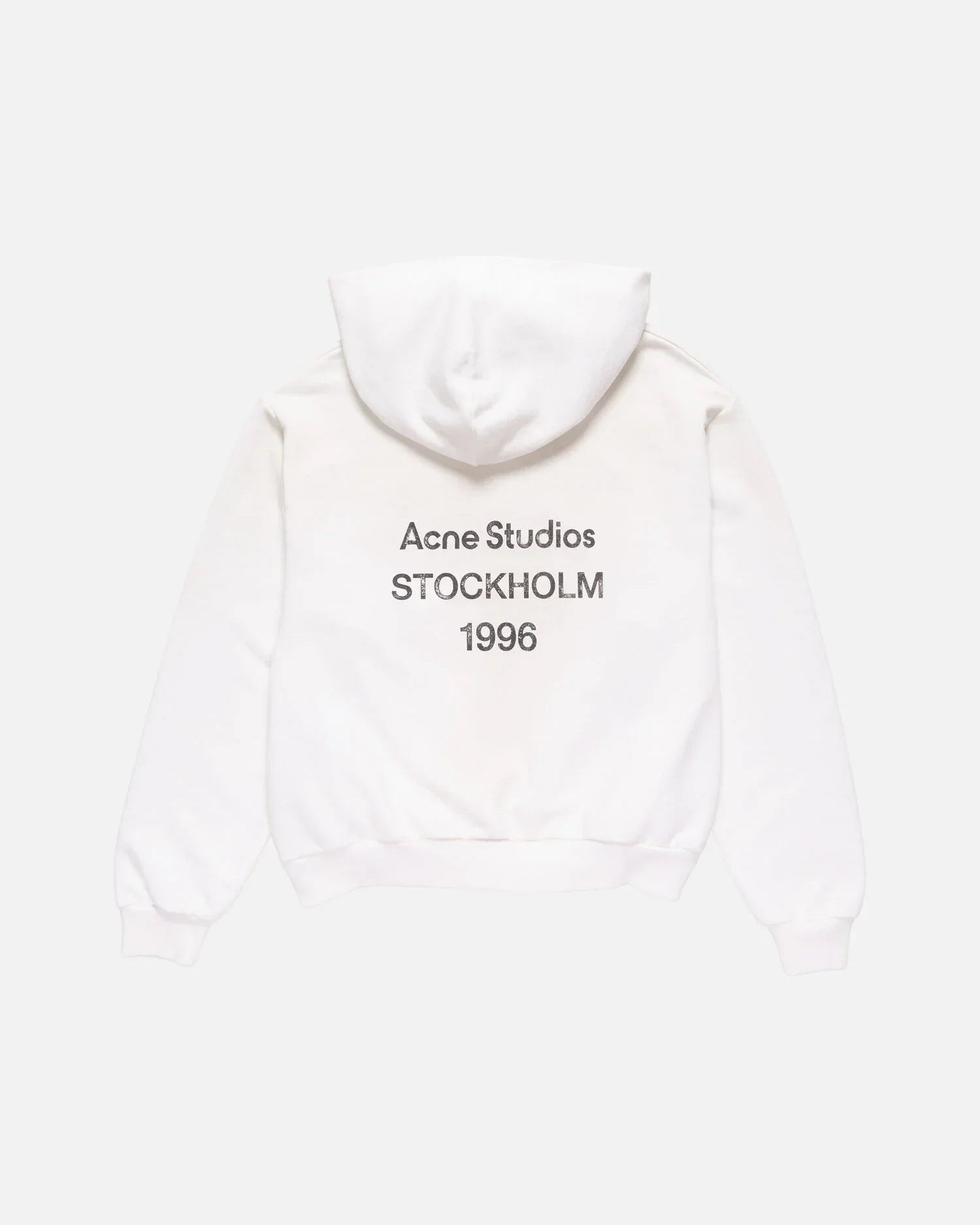 Acne Studios Fleece Logo Hoodie - WIt - WIt