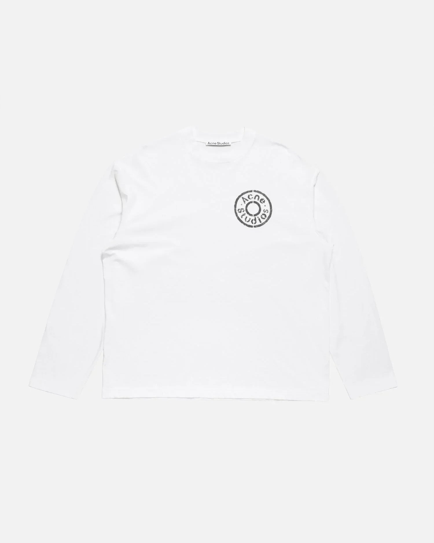 Acne Studios Logo Longsleeve - Wit - Wit