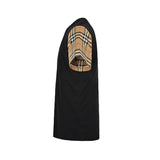 Burberry Check Sleeve T-Shirt - Zwart/Wit - Wit - Wit