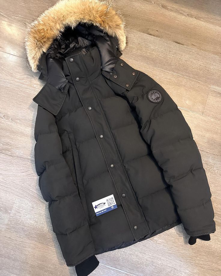 Canada Goose Winterjas - Zwart Logo - Zwart Logo