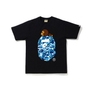 SLEEPY APE TEE - Black/Blue