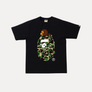 SLEEPY APE TEE - Black/Green