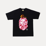SLEEPY APE TEE - Black/Pink - Black/Pink