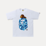 SLEEPY APE TEE - White/Blue