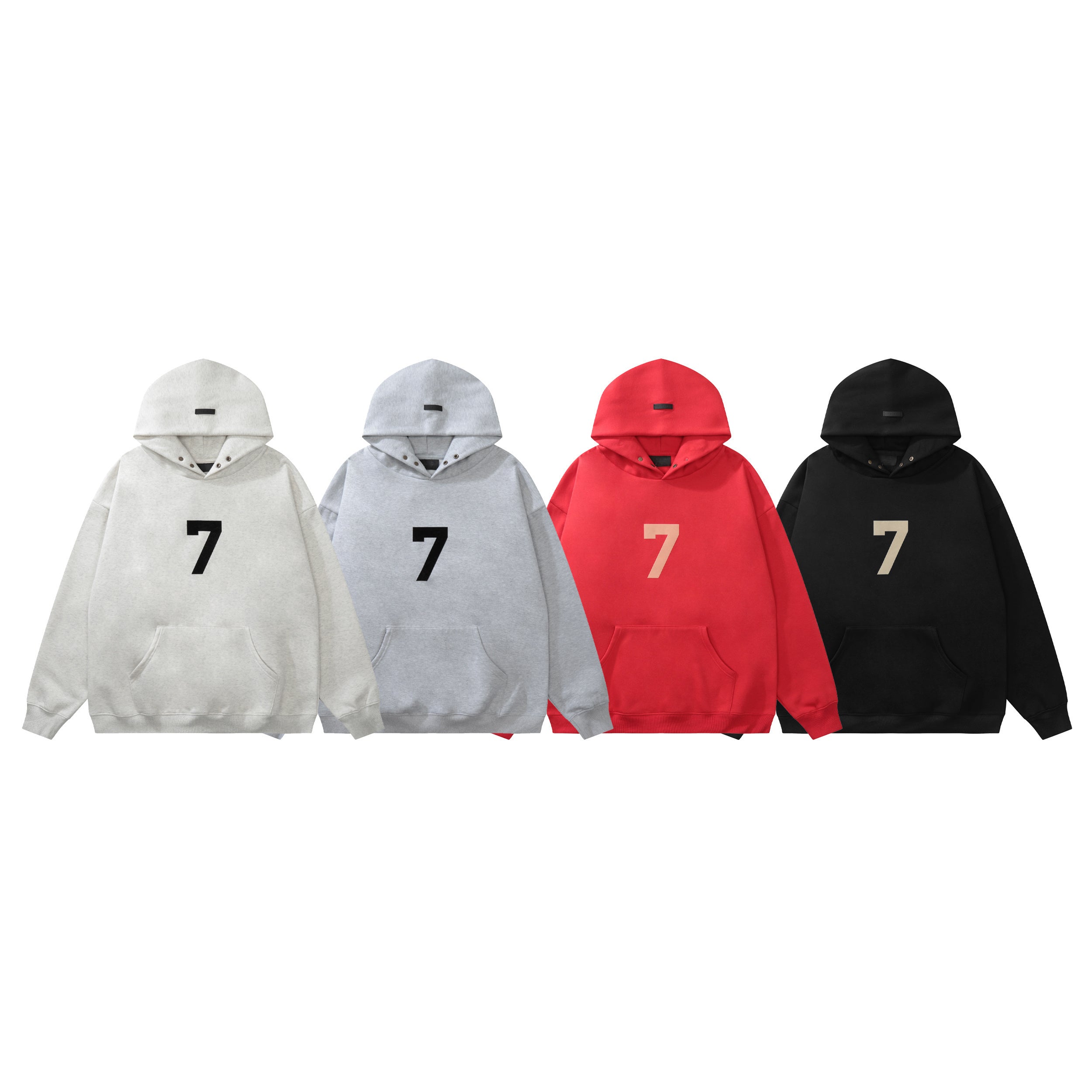 7 ESSENTIALS Hoodie - Grijs - Grijs