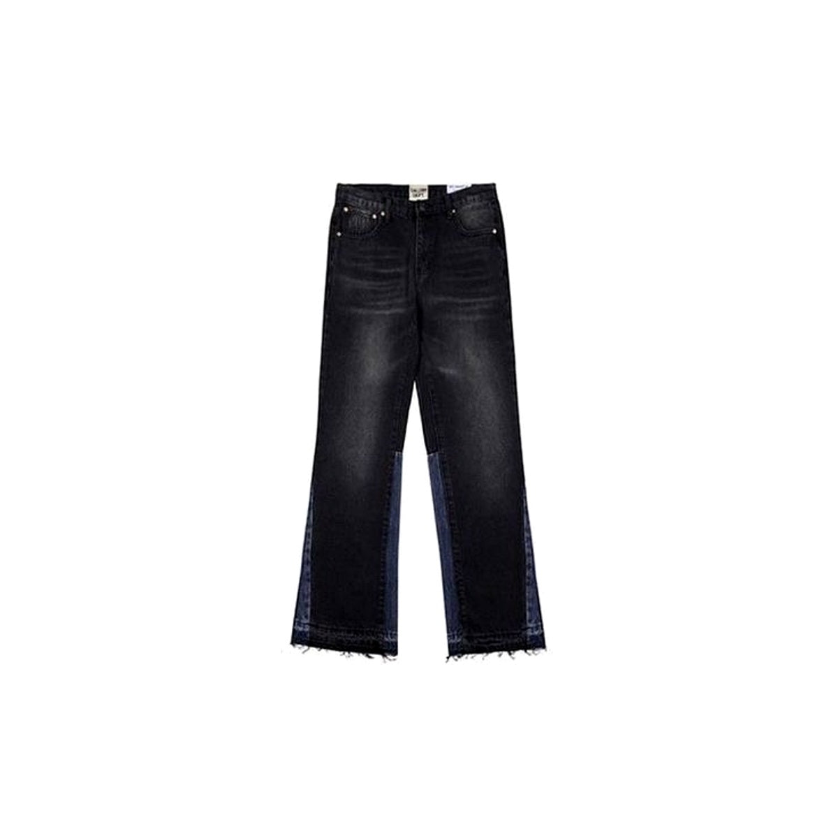 Gallery Dept. Flared Jeans - Zwart met donkerblauw detail aan de zijkant - Zwart met donkerblauw detail aan de zijkant