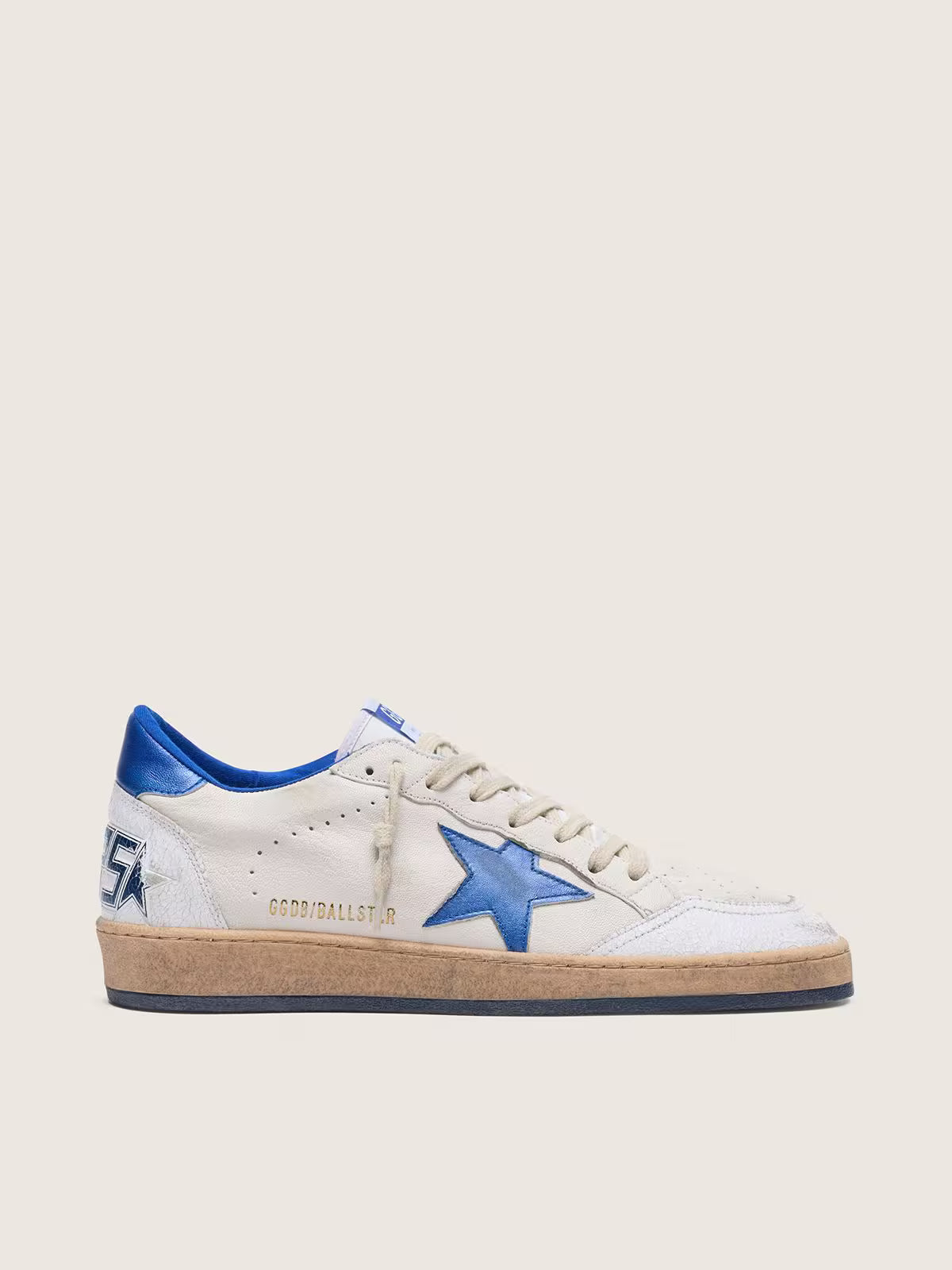 Golden Goose Ball-Star Heren - Wit/Blauw - Wit/Blauw