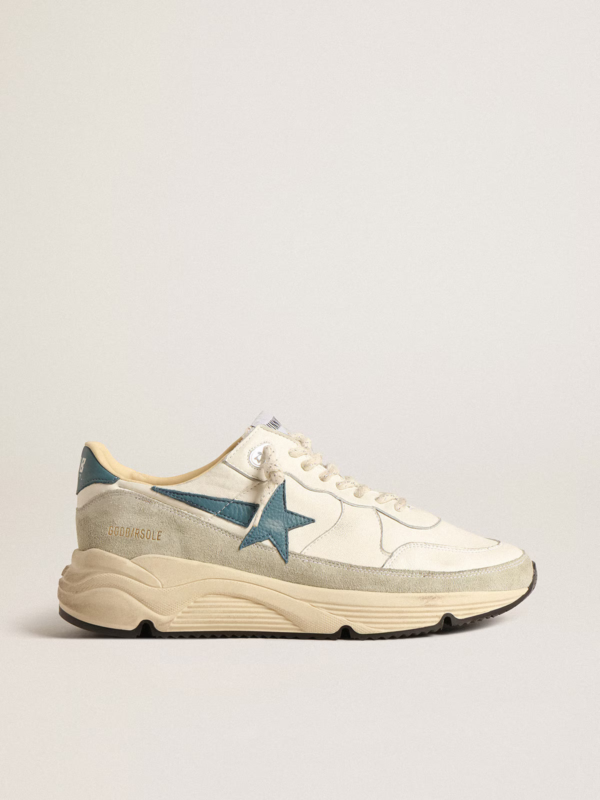 Golden Goose Running Sole - Wit/LichtBlauw - Wit/LichtBlauw