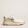 Golden Goose Running Sole - Wit/LichtBlauw