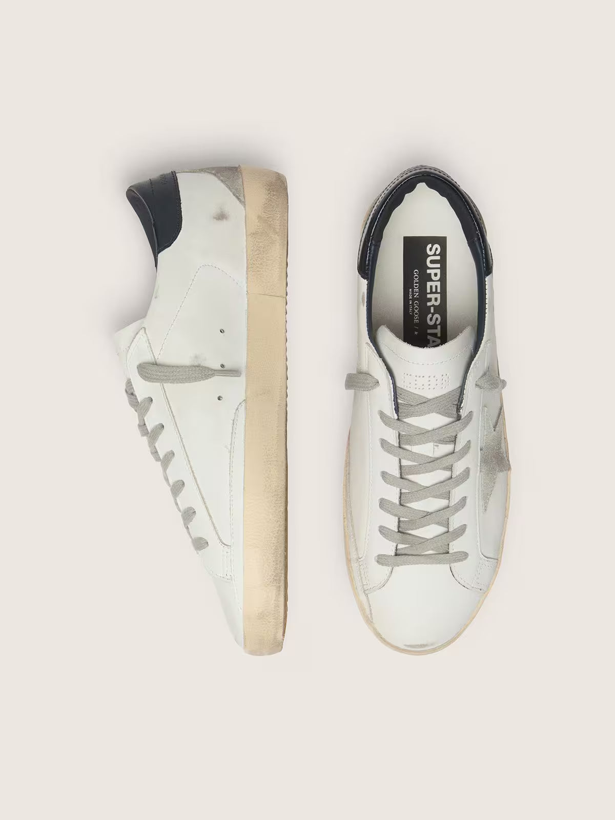 Golden Goose Super-Star Heren - Donker Blauw - Donker Blauw