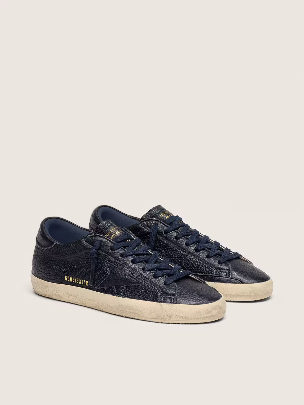 Golden Goose Super-Star Heren - Donker Blauw - Donker Blauw