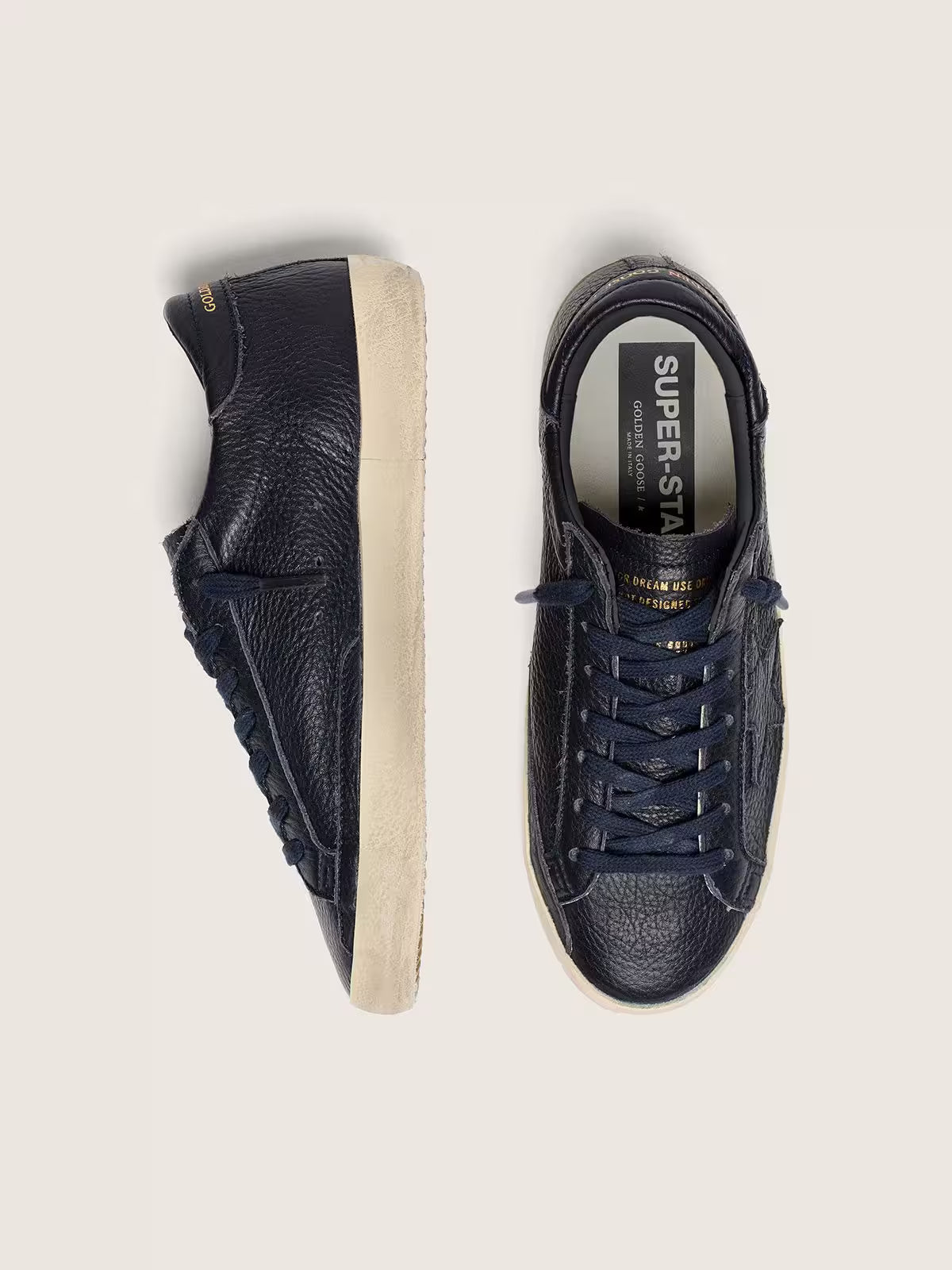 Golden Goose Super-Star Heren - Donker Blauw - Donker Blauw