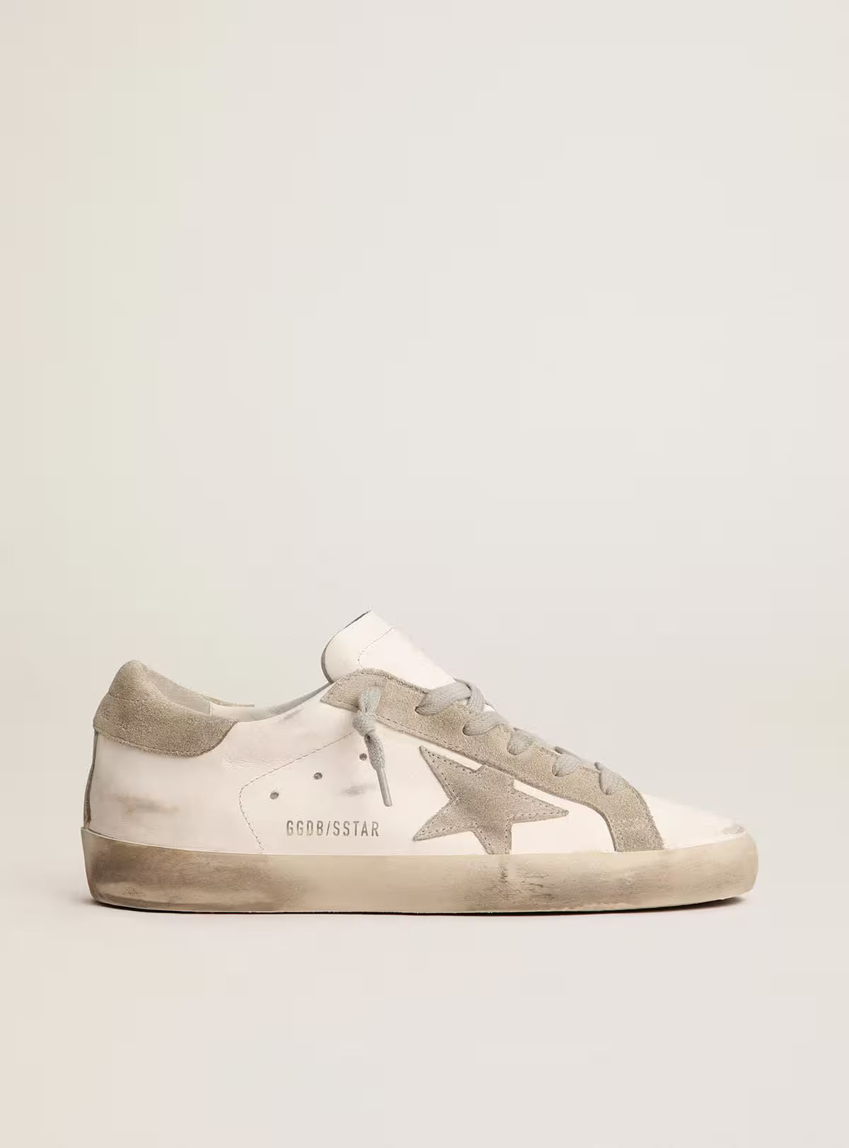 Golden Goose Super-Star Heren - Grijs/Wit - Grijs/Wit