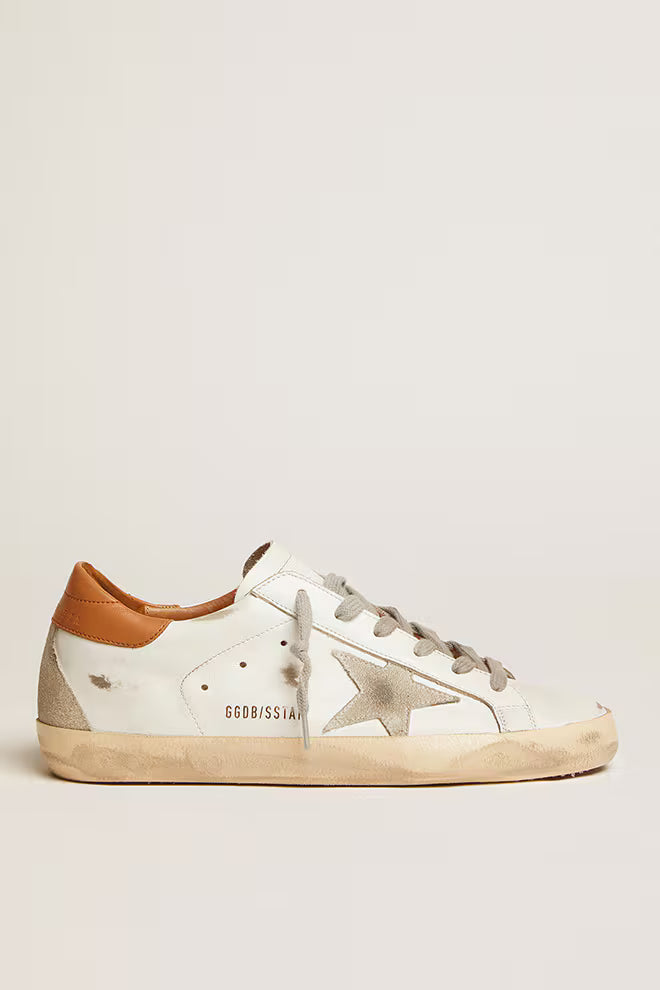 Golden Goose Super-Star Heren - Licht Bruin/Wit - Licht Bruin/Wit