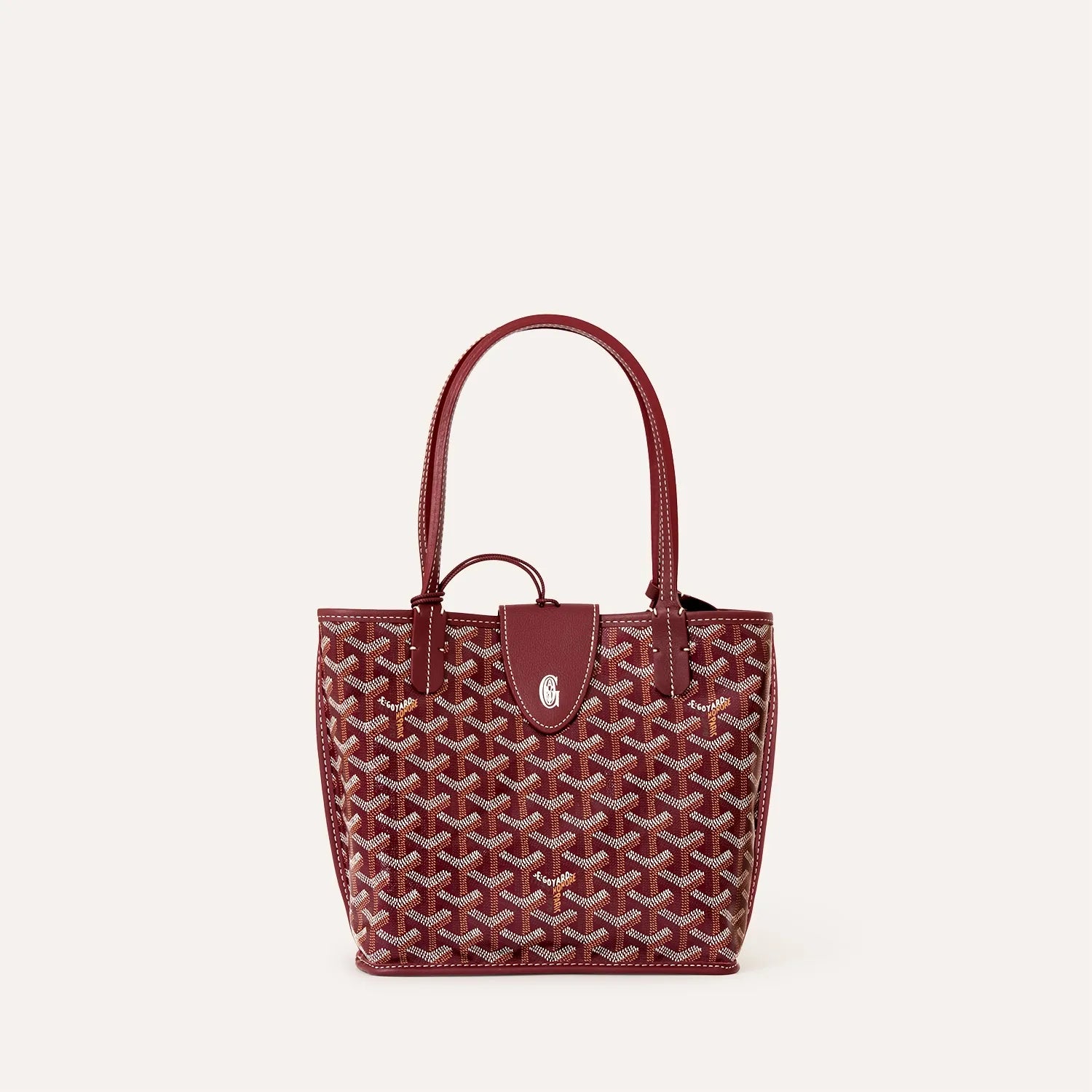 Goyard Anjou Mini Tas - Bordeaux Rood - Bordeaux Rood