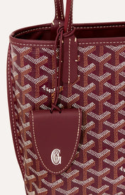 Goyard Anjou Mini Tas - Bordeaux Rood - Bordeaux Rood